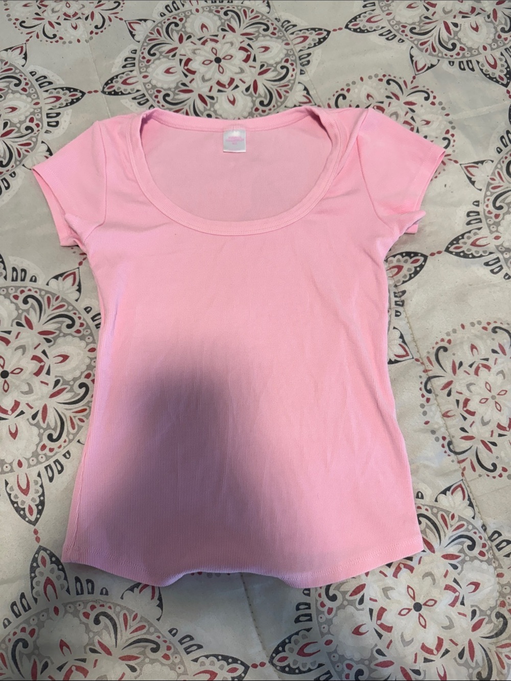 Girls Pink Short Sleeve Tee